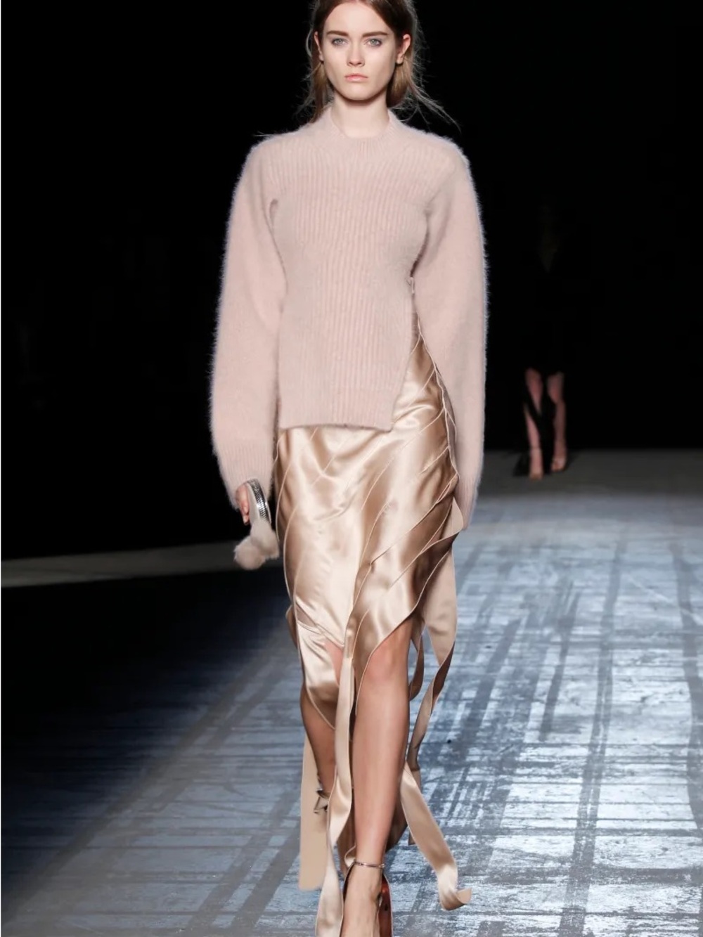 Alexander Wang Cutout Angora Blend Sweater Size Small